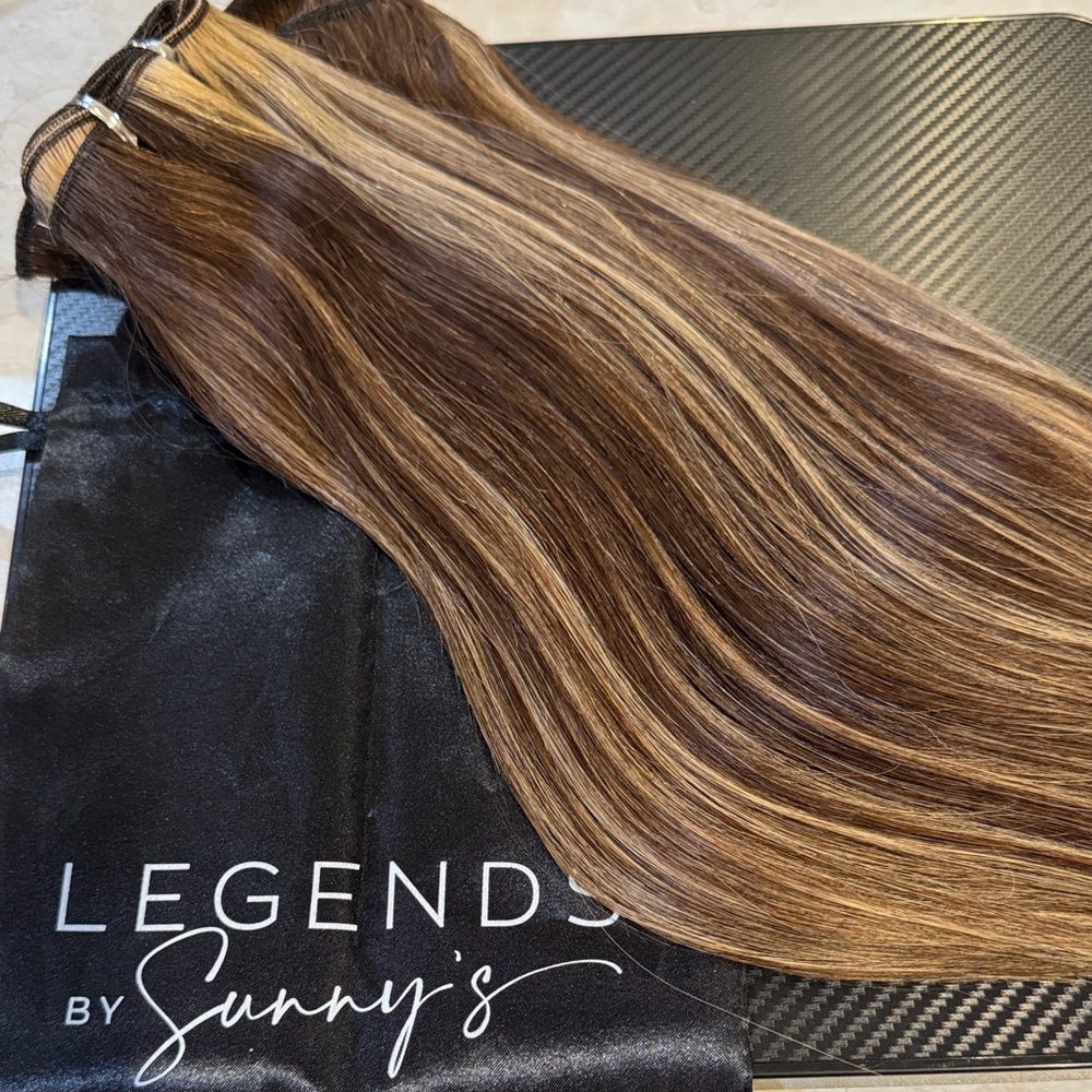 Luxurious Brown and Blonde Hair Extensions
